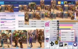Vendo Conta Overwatch Diamante + Skins Liga