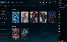 Conta league of legends 746 Skins