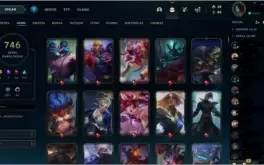 Conta league of legends 746 Skins