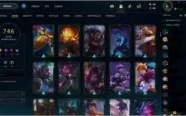 Conta league of legends 746 Skins