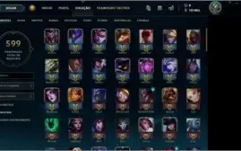CONTA OURO 1, TODOS OS CHAMPS, 51 SKINS