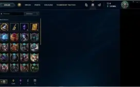 CONTA OURO 1, TODOS OS CHAMPS, 51 SKINS