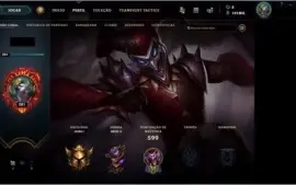 CONTA OURO 1, TODOS OS CHAMPS, 51 SKINS