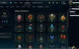 Conta LoL - Plat II - Todos Champs - 149 Skins