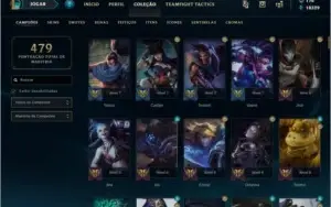 Conta LoL - Plat II - Todos Champs - 149 Skins