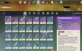 Conta Genshin Impact - AR 27 (PROMOÇÃO!!)