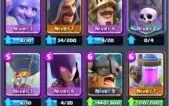account clash of clans cv 10  account clash royale