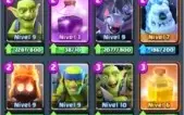 account clash of clans cv 10  account clash royale