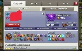 account clash of clans cv 10  account clash royale