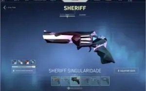Conta Valorant com 702 reais gastos em skins (3 facas)