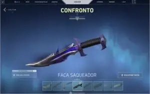 Conta Valorant com 702 reais gastos em skins (3 facas)