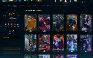 Conta Lol 800 Skins + Valorant Varias Facas