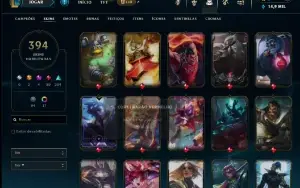 Conta Lol 800 Skins + Valorant Varias Facas