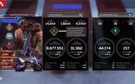 Apex legends conta lvl 500 main octane com herança (PC)