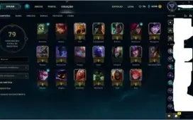 VENDO ACC UNRANKD SO 170,00 COM MUITAS SKINS