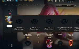 Unranked com 95 Champs e 57 Skins