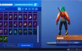 Conta Fortnite - 69 skins, 23 de loja (S4 a S8) + STW
