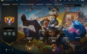 Conta League of Legends - Gold 3, 40 skins, 17 baús e chaves