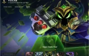 Conta LOL PRATA 3 skin ultra rara NEO PAX SIVIR