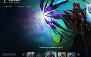 Conta LOL PRATA 3 skin ultra rara NEO PAX SIVIR