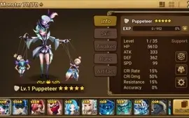 Reroll Summoners War lvl10 com Kovarci