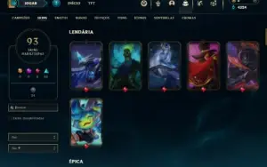 Prata 3 com 100 Champs e 93 Skins ( MAIN MID )