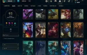 Prata 3 com 100 Champs e 93 Skins ( MAIN MID )