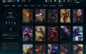 Prata 3 com 100 Champs e 93 Skins ( MAIN MID )
