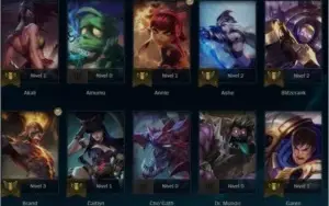 CONTA DE LOL PLATINA 4, c/ AKALI K/DA