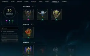 Conta league of legends 333 skins Diamond IV
