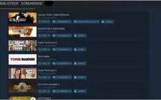Conta Steam avaliada em 3mil reais