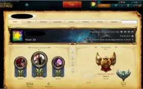 Conta Gold V League of Legends
