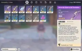GENSHIN IMPACT AR20, COM VENTI + QIQI COM 1 CONSTELAÇÃO
