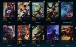LOL - Conta LVL 84 Platina II (servidor brasileiro).