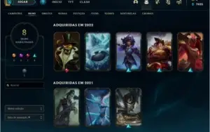 Conta lol mestre 80% win rate