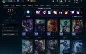 Unranked com 80 Champs e 25 Skins