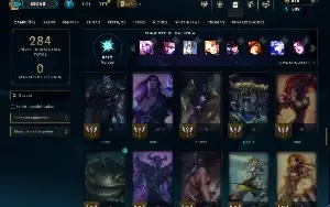Unranked com 80 Champs e 25 Skins