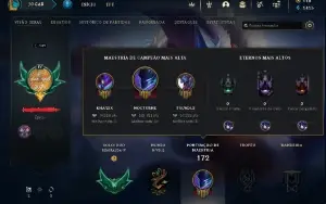 Conta lol esmeralda 4