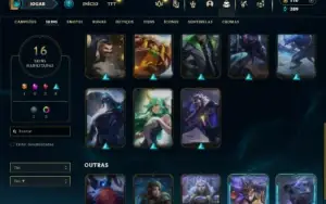 Diamante 3 com 50 Champs e 16 Skins + 30 Espolios
