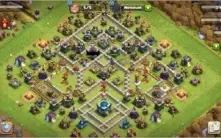 CV13 SEMI FULL CLASH OF CLANS COC TH13 BEM UPADA + SKINS
