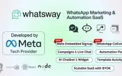 Whatsway - Plataforma SaaS de Marketing e Automação PHP