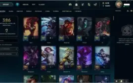 Conta - League of Legends com todos os campeões e 123 skins