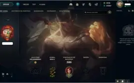 Conta - League of Legends com todos os campeões e 123 skins