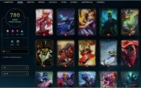 Conta Ouro 3(68.75%) 780 skins