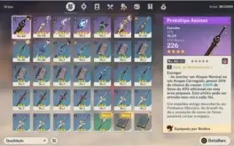 Conta genshin KequingC1+Qiqi e 2.6k de primogen