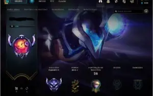 Conta league of legends D4 60% de wn
