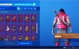 CONTA FORTI COM SALVE O MUNDO E ALGUMAS SKINS BOAS