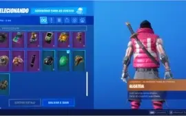 CONTA FORTI COM SALVE O MUNDO E ALGUMAS SKINS BOAS