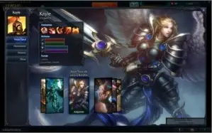 CONTA LEAGUE OF LEGENDS 36 CHAMP, 7 SKIN COM RUNAS,BRONZE4