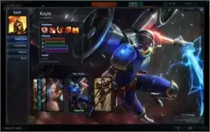 CONTA LEAGUE OF LEGENDS 36 CHAMP, 7 SKIN COM RUNAS,BRONZE4